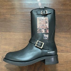 Burberry Men’s Biker Boots Size US 10